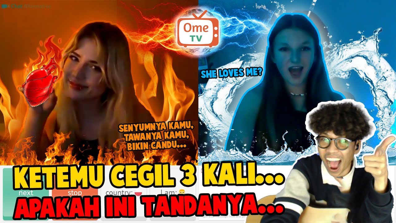 INI YANG DINAMAKAN JODOH PASTI BERTEMU!!! - OME.TV INTERNATIONAL #PART114
