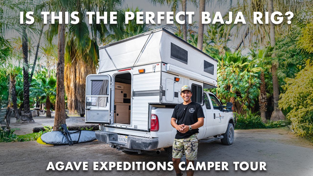 Simple & Rugged Baja Guide’s Truck Camper | F250 with Hawk Slide-In Camper