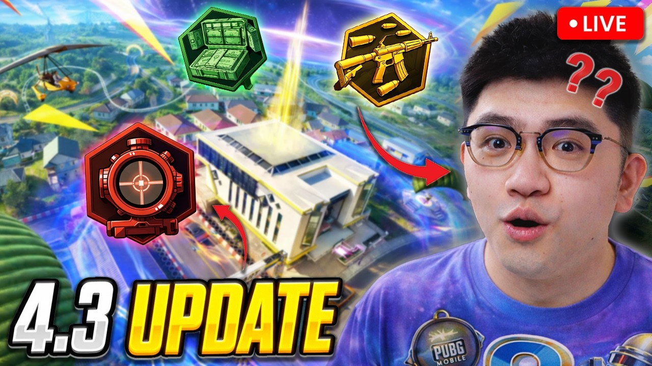 PUBG MOBILE 4.3 UPDATE IS HERE 👀 | REDMAGIC ASTRA GOLDEN SAGA