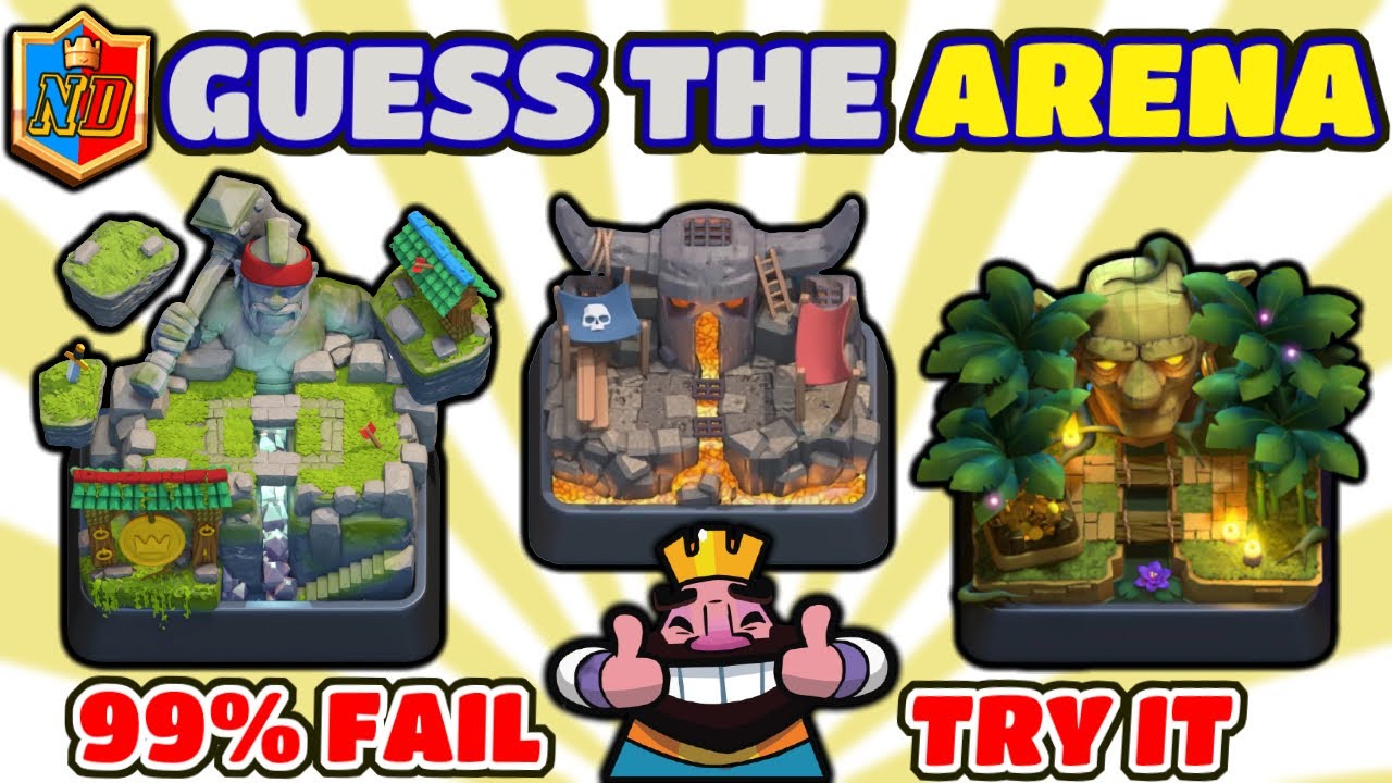 Guess the Arena with their Image | Clash Royale QUIZ