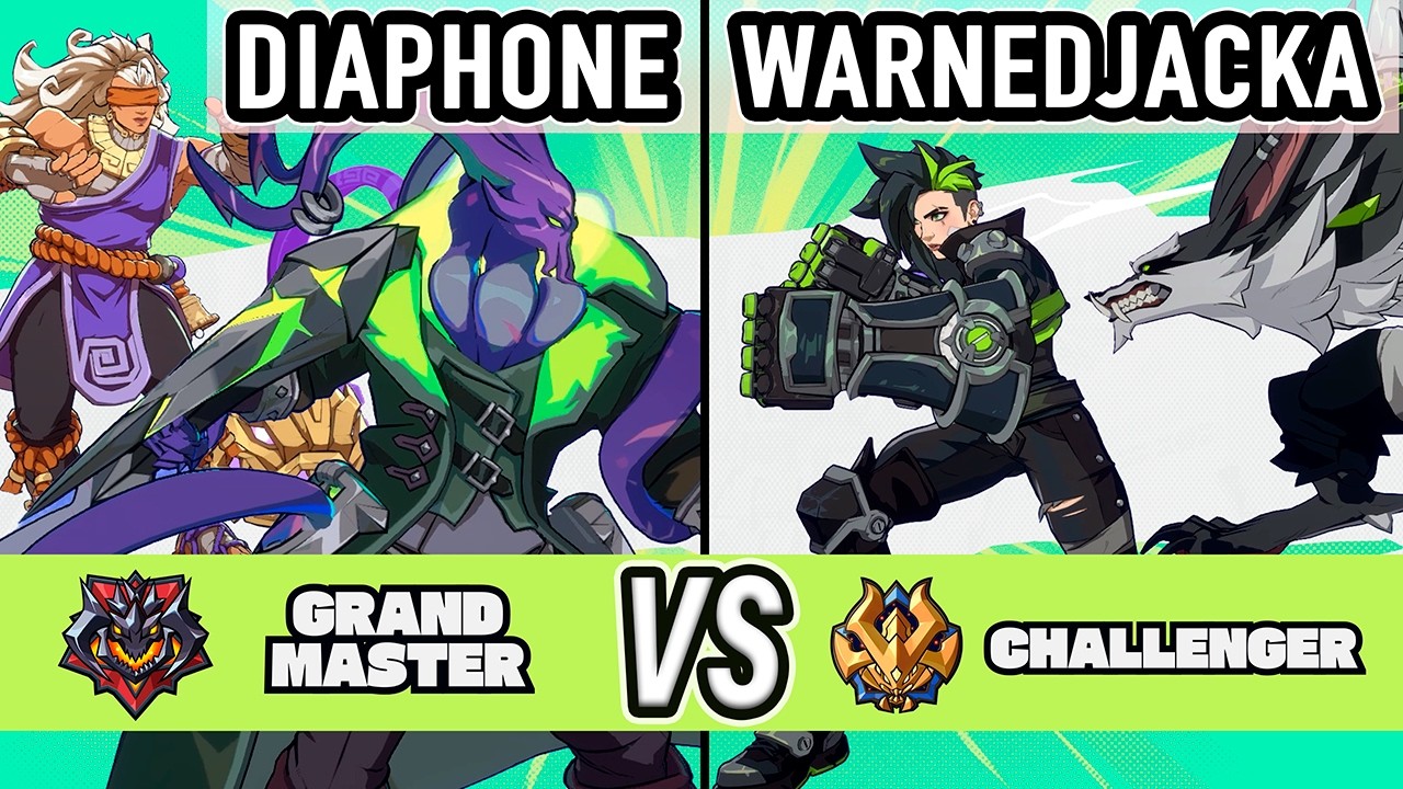 2XKO ▰ Diaphone (Thresh / Illaoi) vs WarnedJacka (Vi / Warwick) ▰ High Level Gameplay