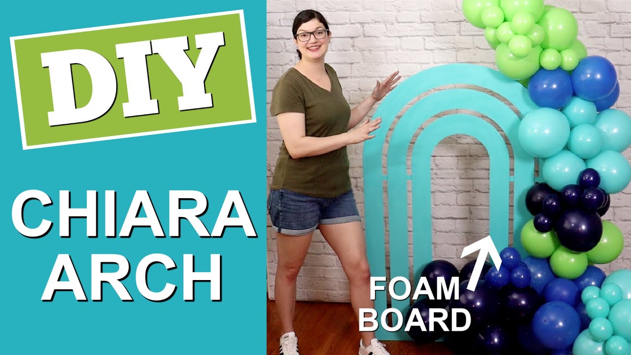 DIY Chiara Arch from Foam Board