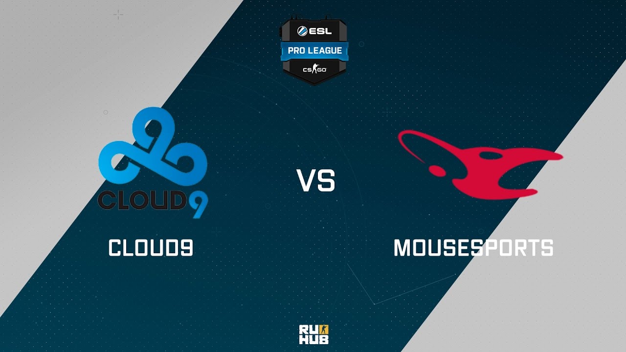 Cloud9 vs mousesports - ESL Pro League S4 Finals - map2 - de_mirage [yxo, flife]