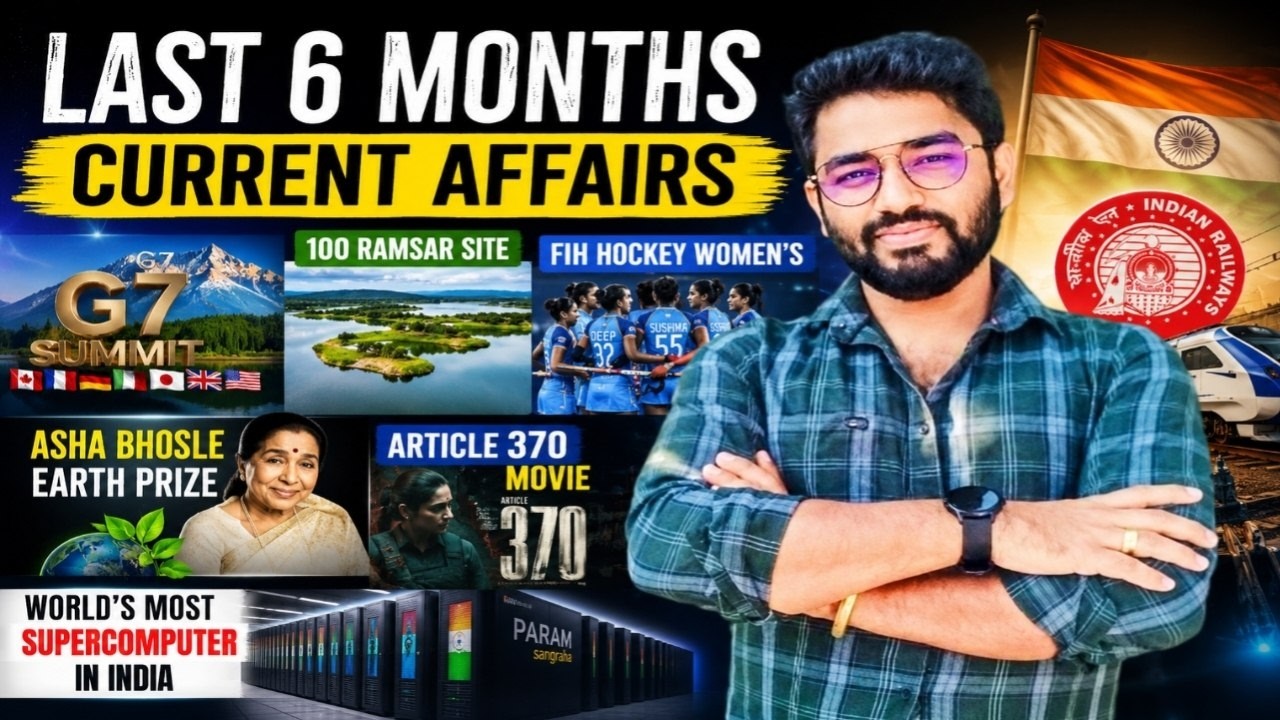 Current Affairs Full Top MCQs | Last 6 Months CA 2026 | OSSC/OSSSC/OPSC/ASO/SI/PEO| Crack Govt. Exam