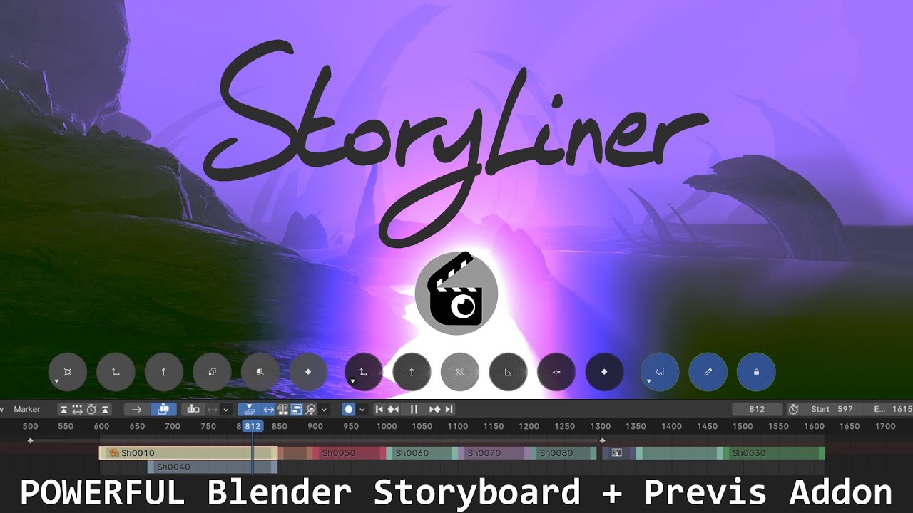 BLENDER STORYBOARD ADDON  - STORYLINER - Features overview of a truly phenomenal addon