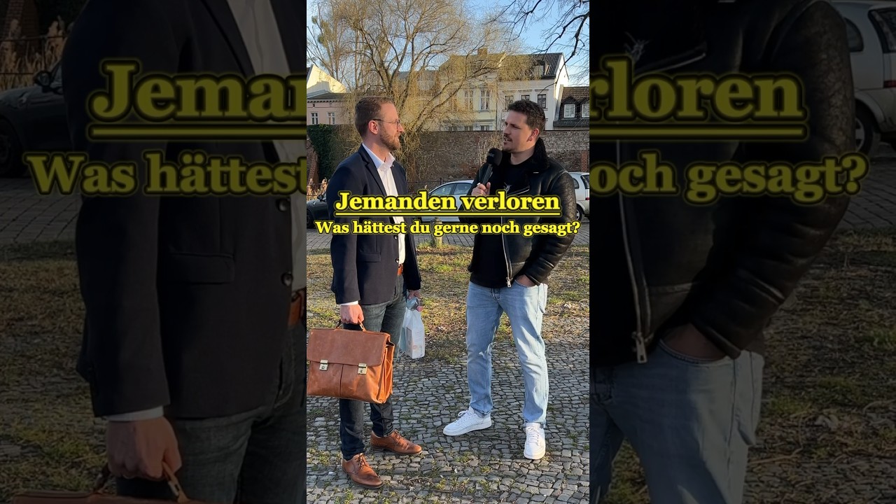 Er hat seinen Vater verloren und verr&auml;t uns, was er ihm gerne sagen w&uuml;rde.💔 #vatersohn #familie