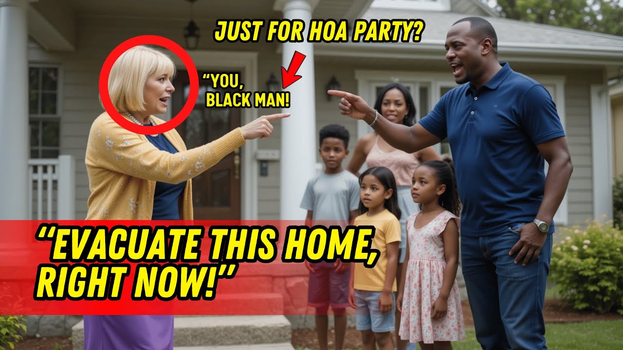Racist HOA Karen Demanded him to leave His Own House &mdash; For HOA Event! #hoakaren #hoastories