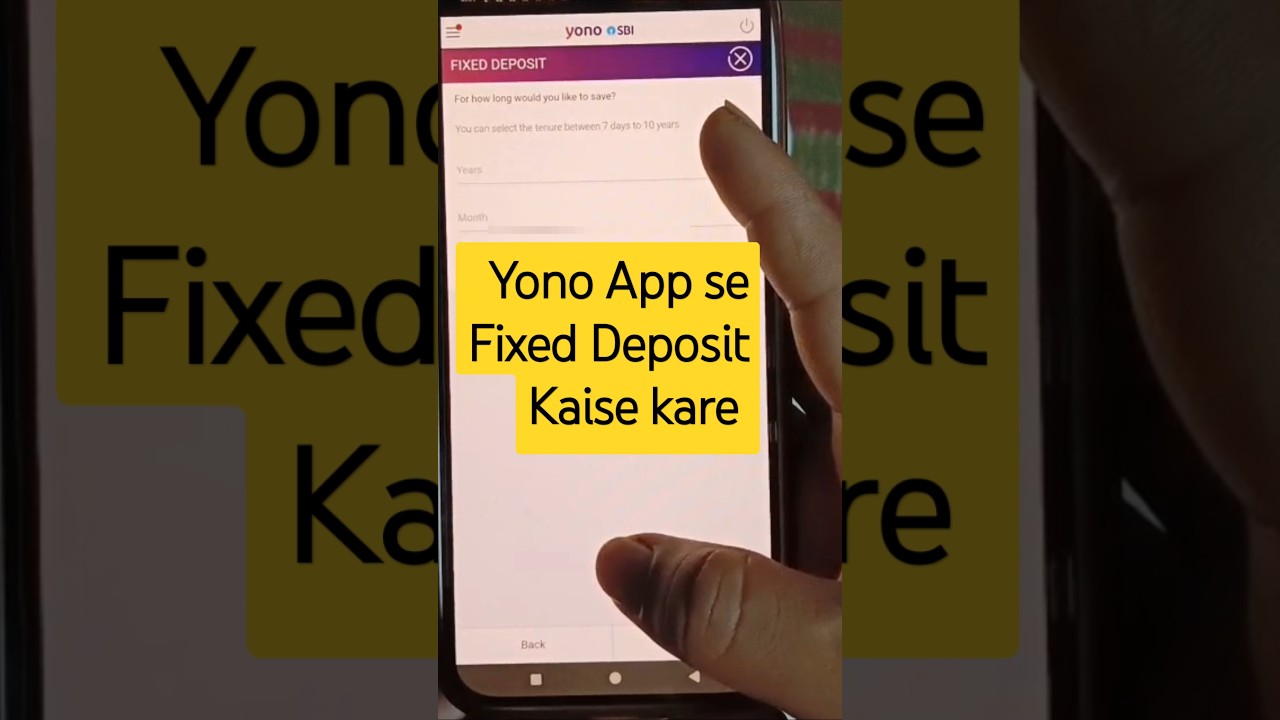 Yono App se Fixed Deposit Kaise kare || Haw to Fixed Deposit Yono App || Fixed Deposit Kaise kare