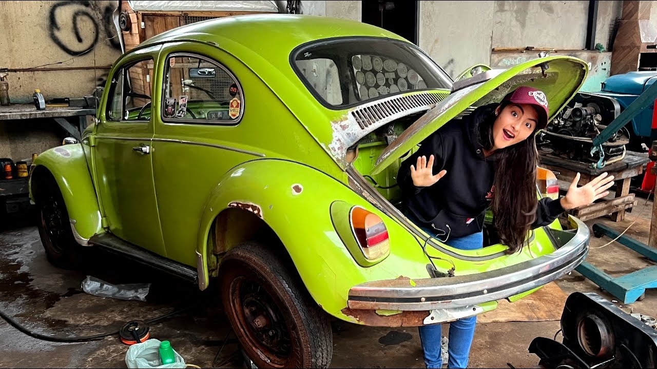 CADÊ O MOTOR??? - PRIMEIRA MANUTENÇÃO NO FUSCA SHREK !!!