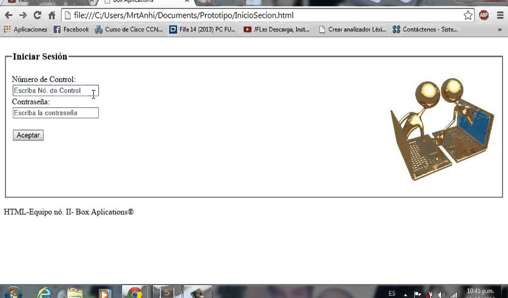 Avance de Prototipo Bextlan Web Equipo 2
