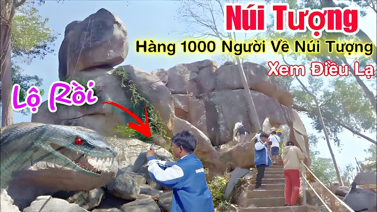 Ùn ùn bà con về Núi Tượng để xem đều này | Núi Tượng 