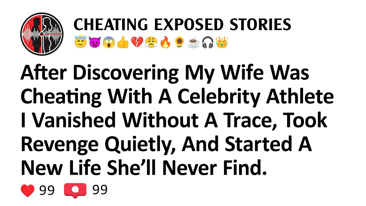 After Discovering My Wife Was Cheating With A Celebrity Athlete, I Vanished Without A Trace, Took...