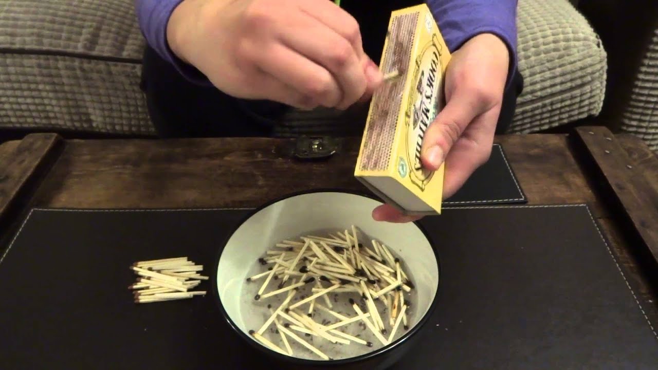 ASMR Striking Matches