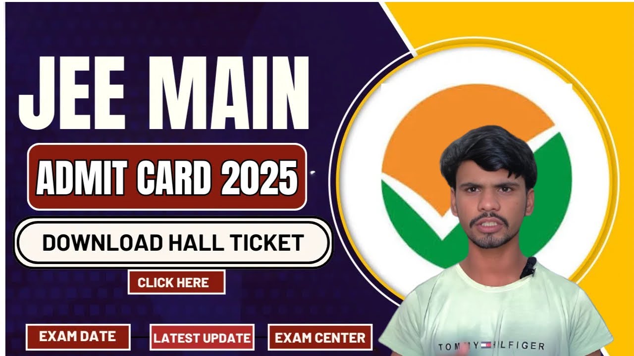 JEE Main 2025 Admit Card OUT✅ | How to Download JEE MAINS Admit Card 2025 #jee2025