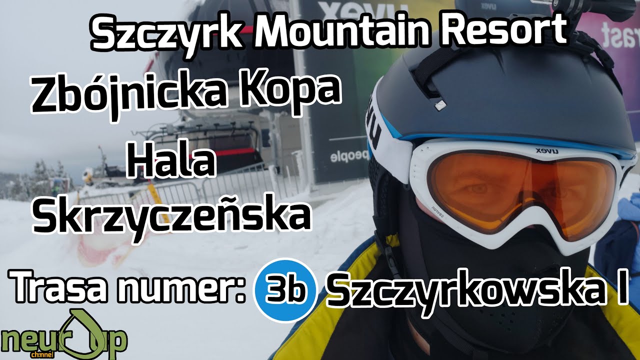 [4K] #SMR #Szczyrk Mountain Resort 2022, zjazd trasą 3b z Zbójnickiej Kopy do Hali Skrzyczeńskiej