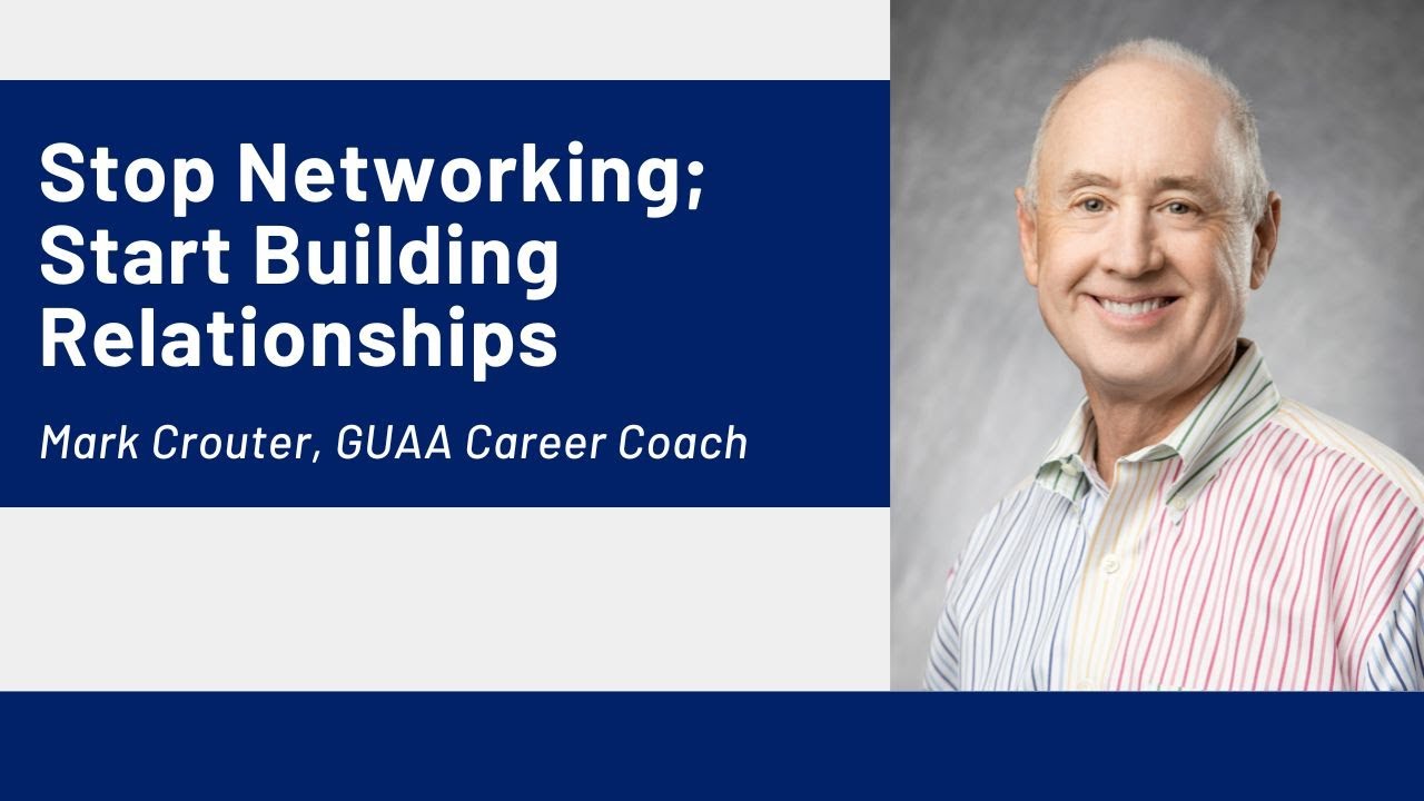 Stop Networking  Start Building Relationships