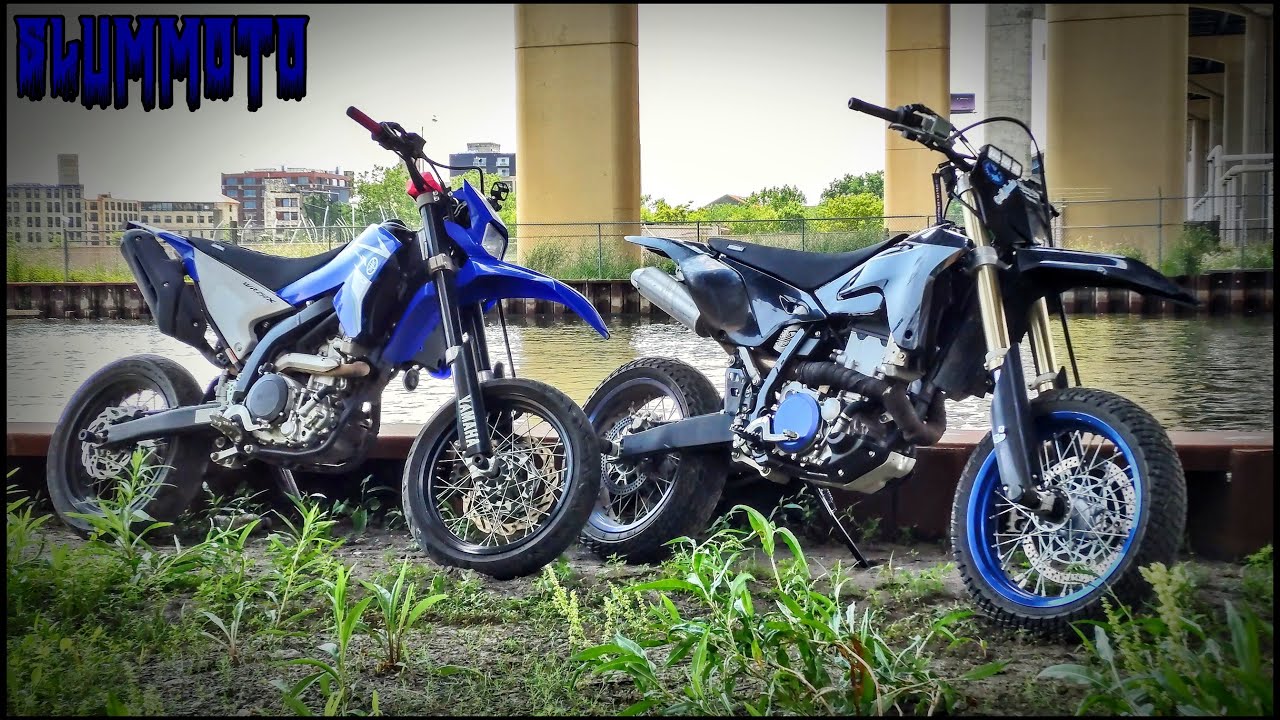 Exploring Milwaukee on Supermotos! WR250X vs DRZ400SM
