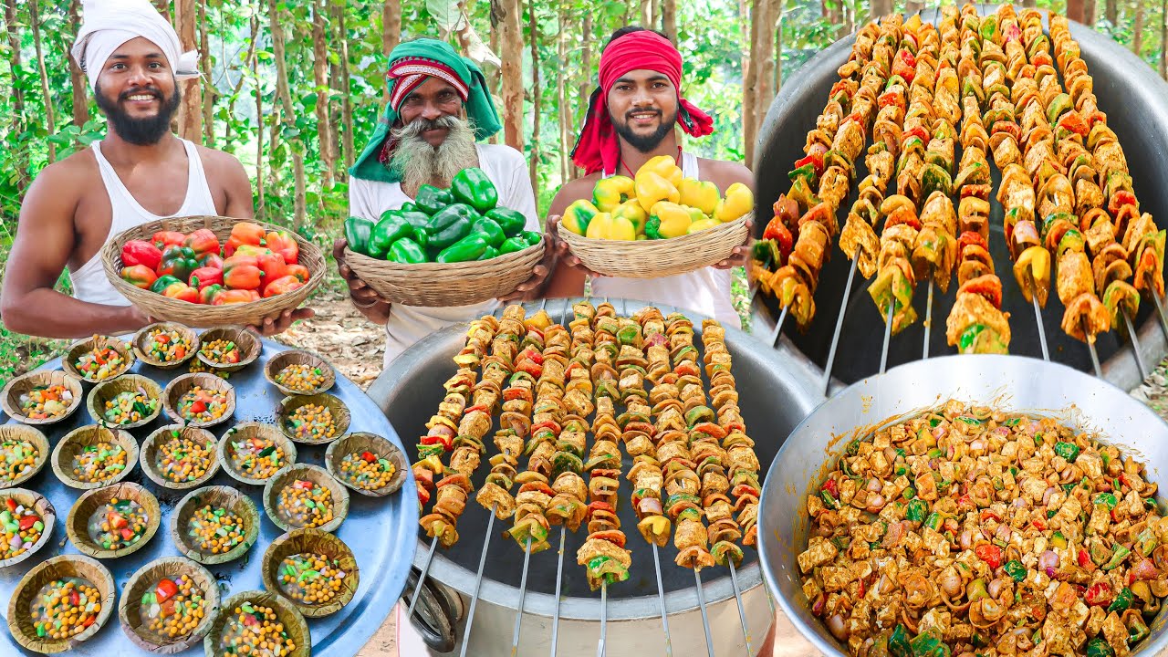 ପନିର ତନ୍ଦୁରି ଟିକ୍କା || Paneer Tandoor Masala Tikka | Village Style Panner Tikka Recipe.
