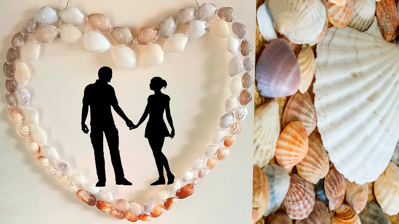 DIY Seashell Wall Hanging l Seashell Art l Seashell Decor Ideas l Home Decor With Seashells