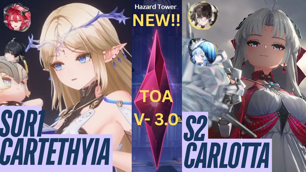 S0R1 cartethyia & S2R1 carlotta | Wuthering Waves 3.0 | NEW TOA clear |