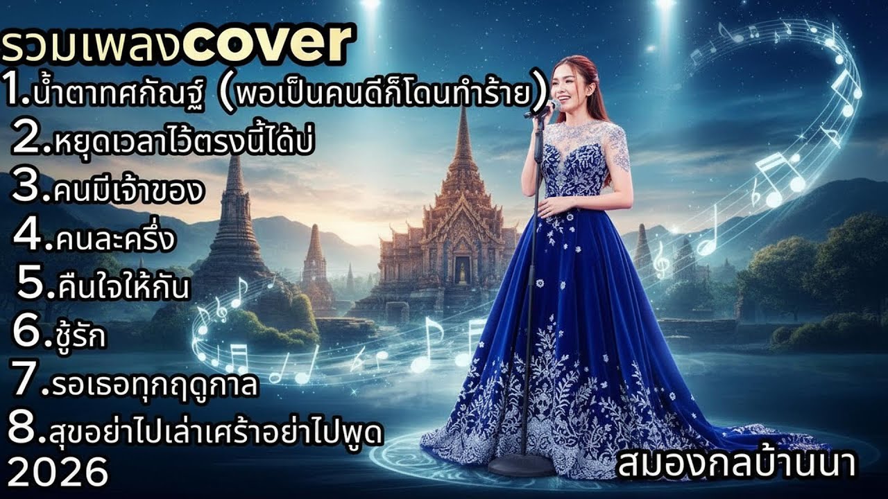 รวมเพลงฮิต Cover เสียงผู้หญิงฟังสบาย ฟังไม่เบื่อ | สมองกลบ้านนา
