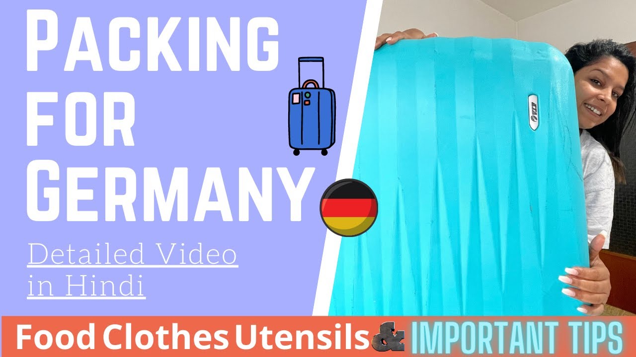 Packing for Germany | Don't miss these things | Detailed Video