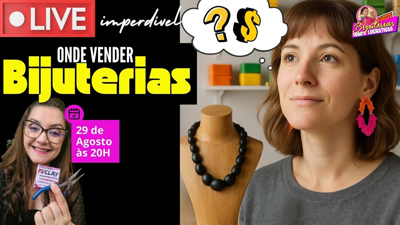 Live 5 - Aquecimento da Semana da Produção de Bijuterias Exclusivas e 1000% Lucrativas
