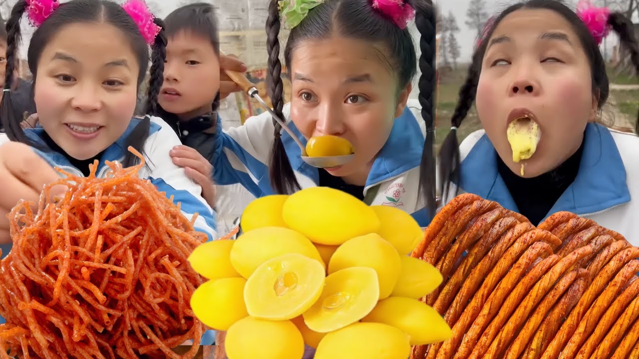 这些零食是80后们的最爱，你都吃过吗？EP 167#童年零食#童年零食女孩#回忆童年