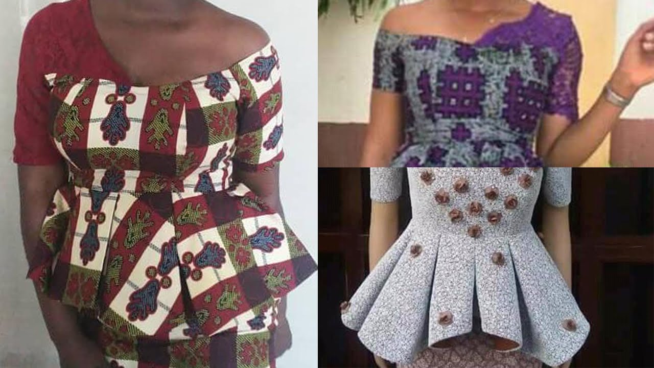 How To Cut An Off Shoulder Blouse With High Low Pleated Flare (Part 1)
