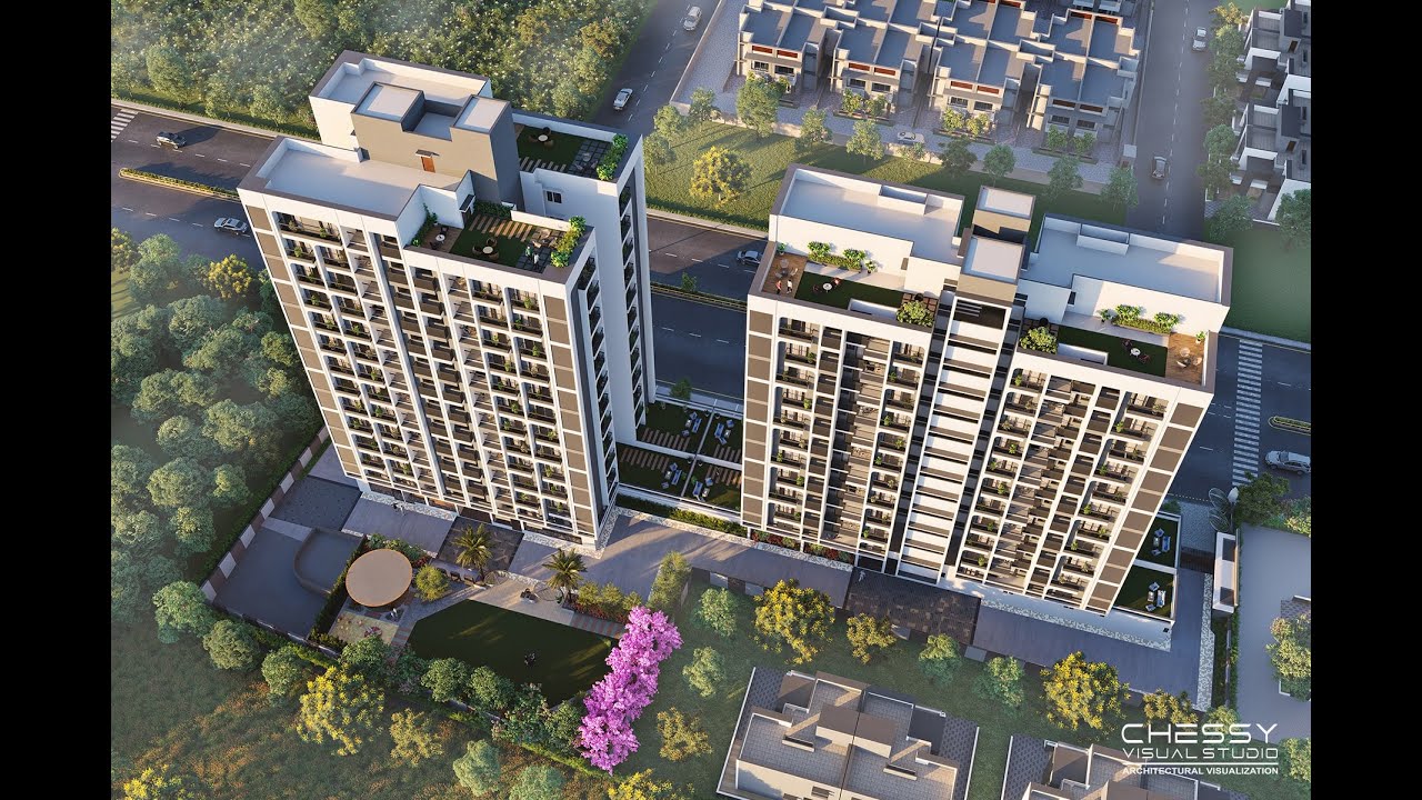 Hir Asha SKY : Residential Project Walkthrough video