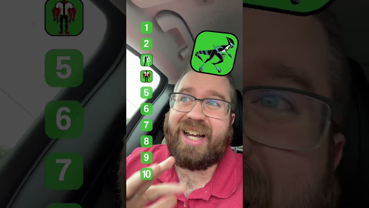 Blind Ranking Ben 10 Classic Aliens! #shorts