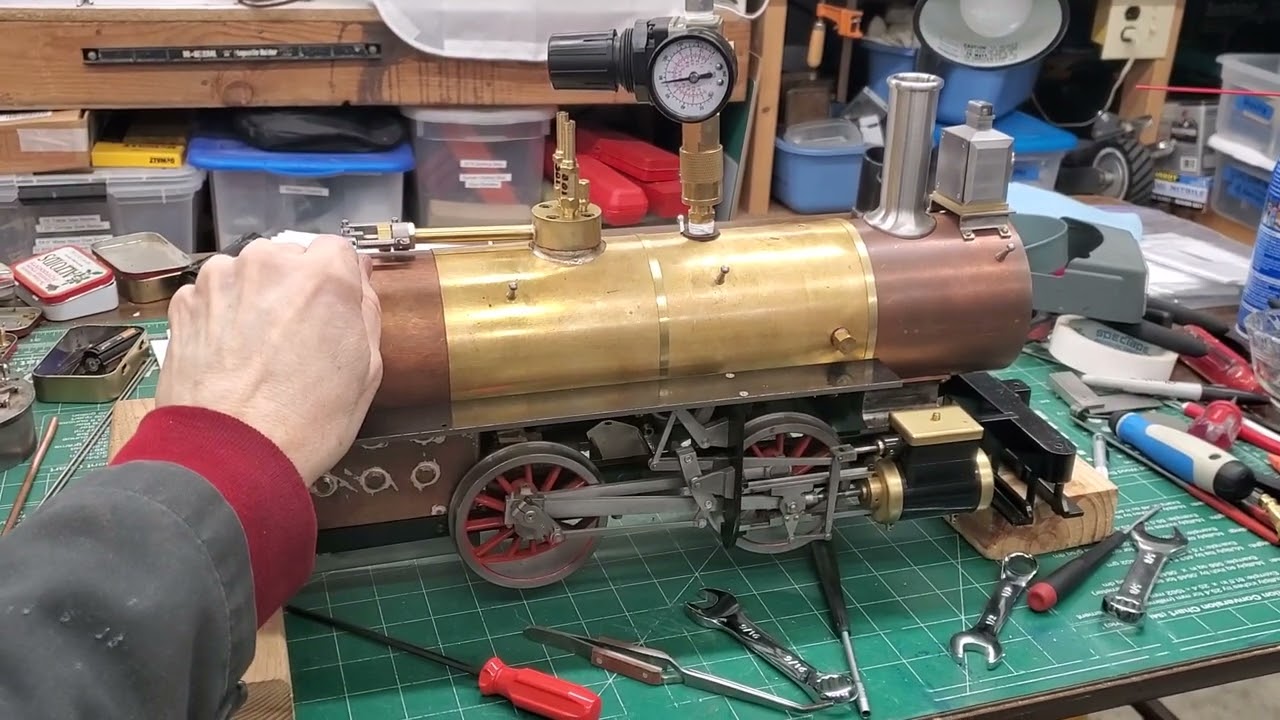 A3 Pennsy Switcher Throttle Test with Boiler