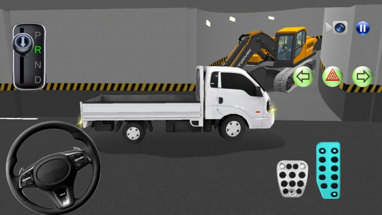 New Kia Pickup Stuck in Parking Garage - 3D Driving Class 2026 - 3D Driving Class Game Play - Game