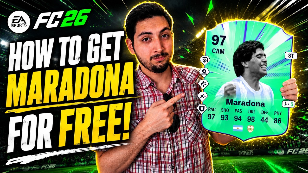 Как получить бесплатно Марадону с рейтингом 97 в EA FC 26 Ultimate Team