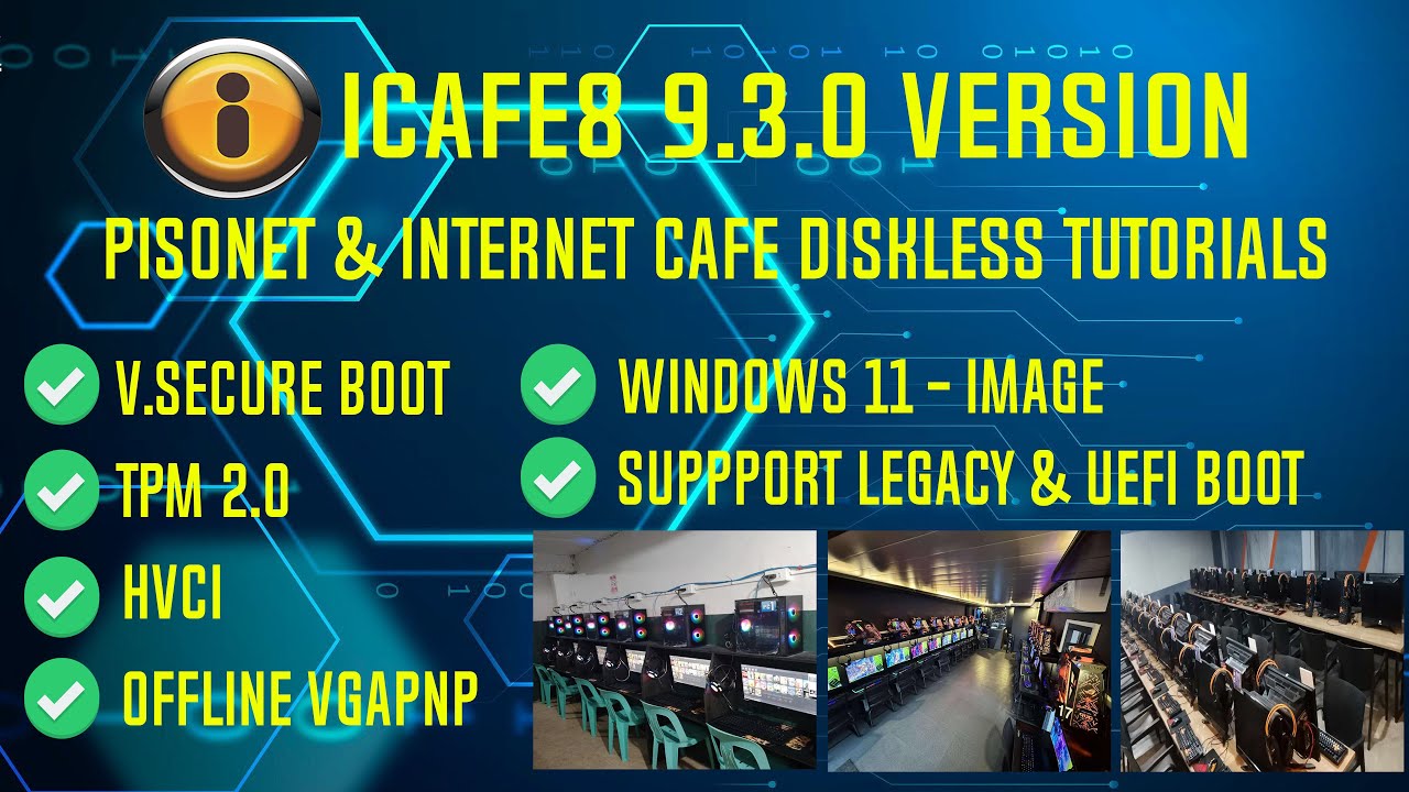 Latest iCafe8 9.3.0 Version with OFFLINE VGAPNP Tutorials ( Tagalog )