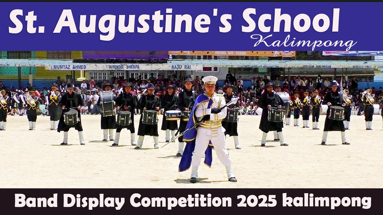 St. Augustine's School - Kalimpong Band Display 2025 at Mela Ground Kalimpong @Studiokalimpong 