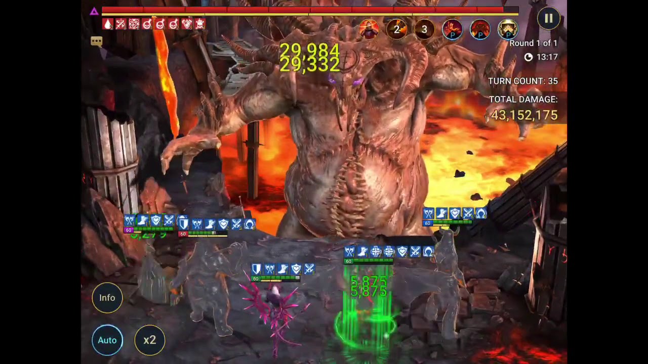 Raid  Shadow Legends UNM 2:1 Comp with Skullcrusher