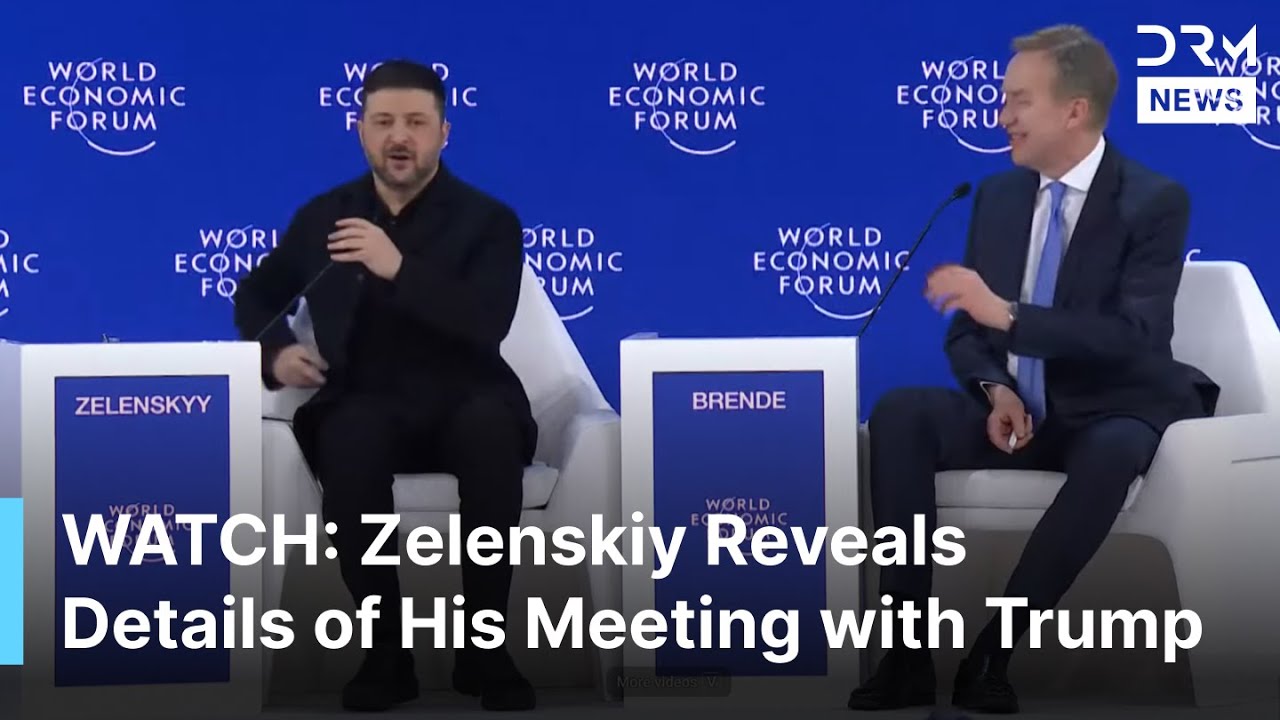 FULL PANEL DISCUSSION: Zelenskyy Updates WEF on War, Energy Crisis, and Trump Discussions | AQ1B