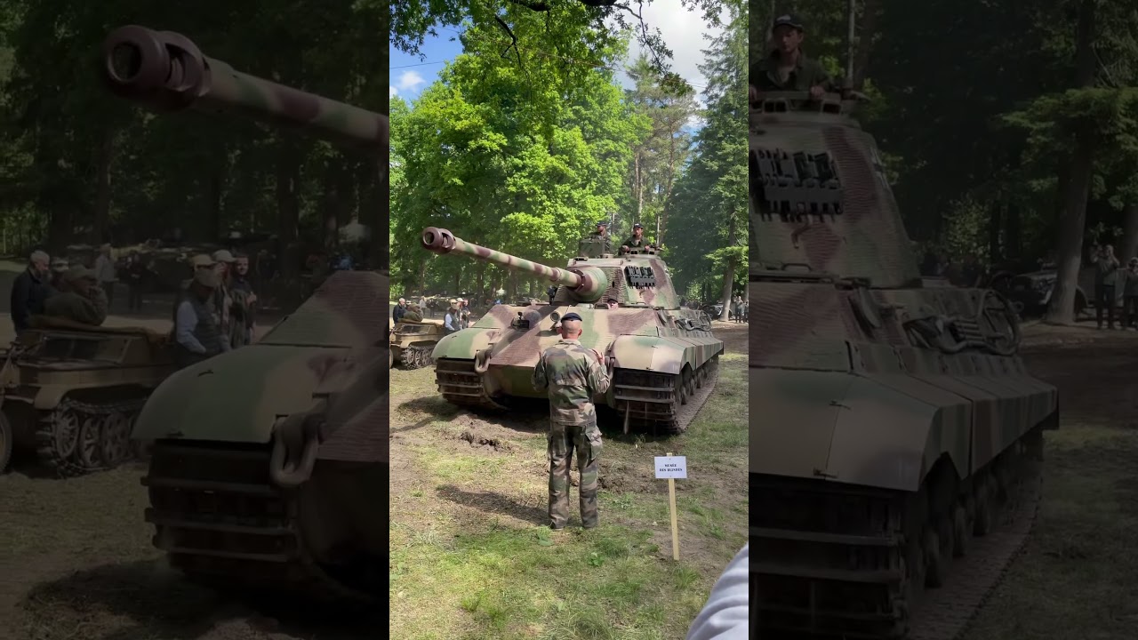 Ostatnia jazda czołgiem King Tiger #ww2 #militracks