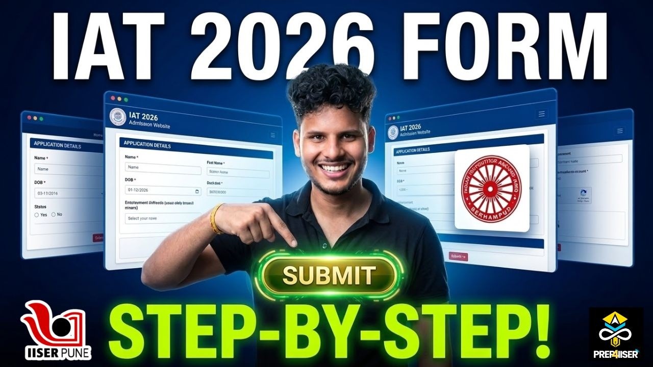 Step-by-Step IAT 2026 Application Form Filling! 🚨 (Live Walkthrough & No Mistakes) #iat #iiser