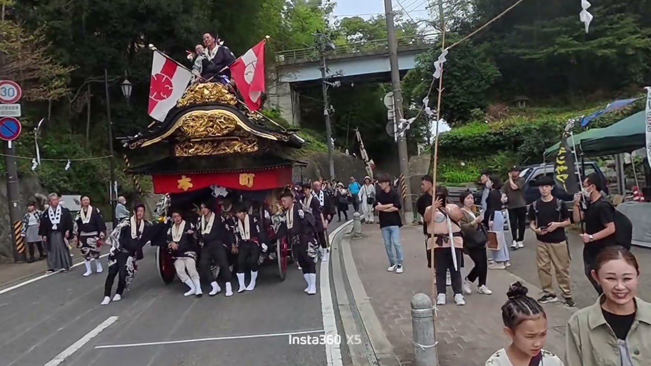 二本松ちょうちん祭り🏮 20251005 竹田停車位置～亀谷停車位置 本町