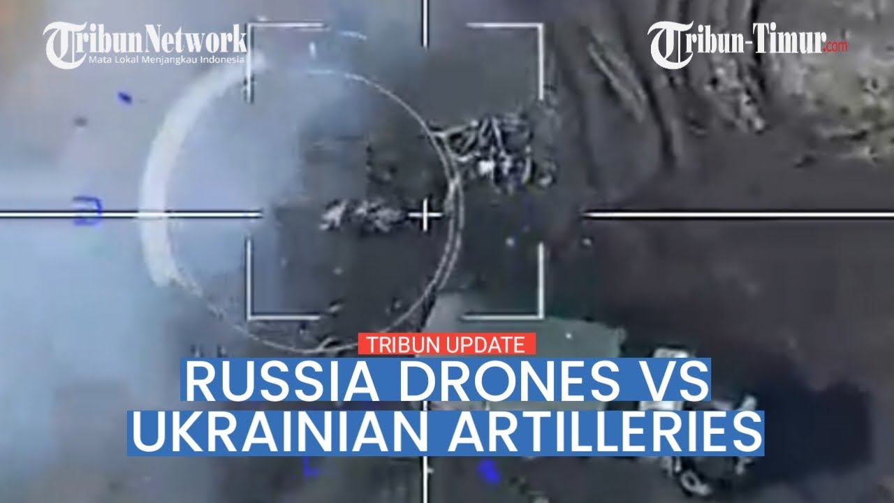 🔴 Compilation of videos: Russia drones vs Ukraine artillery