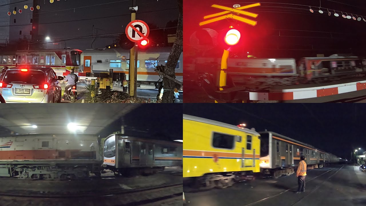 RANDOM Kompilasi Perlintasan Kereta Api DKI Jakarta - Bekasi {KLB Kirim Rangkaian KRL, RETROFIT}
