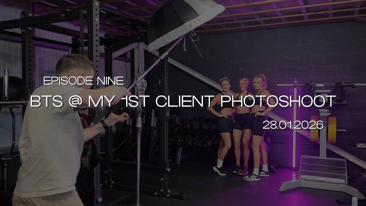 BTS @ MY FIRST CLIENT PHOTOSHOOT!!!