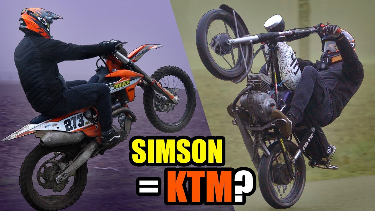 Simson WHEELIE SKILLS für KTM sx-f 450 ausreichend? || Simson/MX Challenge || 2023