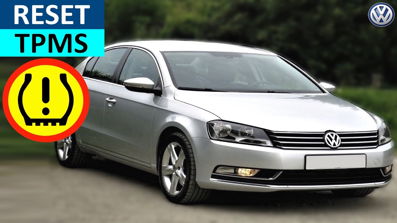 Как сбросить индикатор давления в шинах на VW Passat