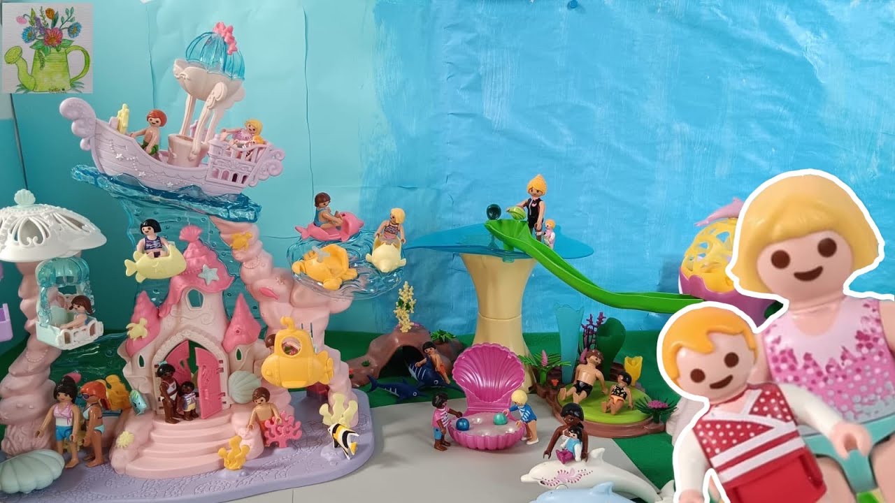 Der Meerjungfrauen-Wasserspielplatz - Playmobil Geschichte mit Flora und Fenja