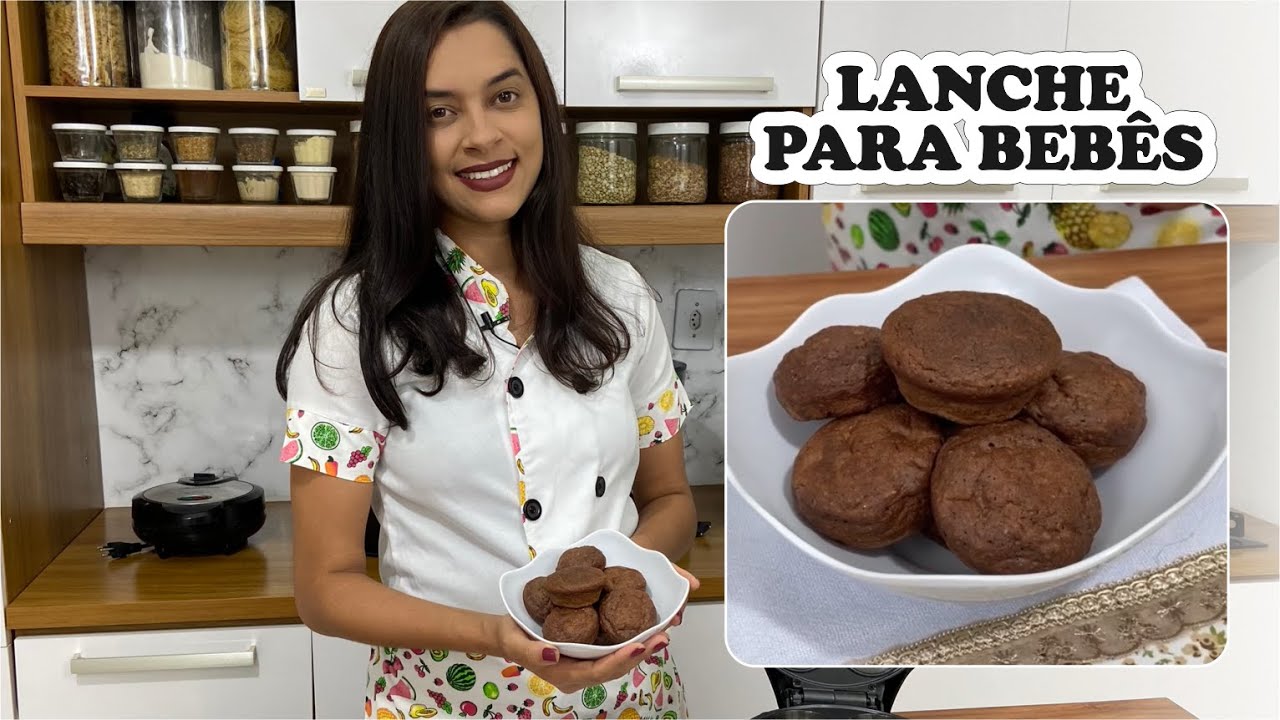 BOLINHO SAUDÁVEL PARA BEBÊS E CRIANÇAS – Faça em poucos minutos!