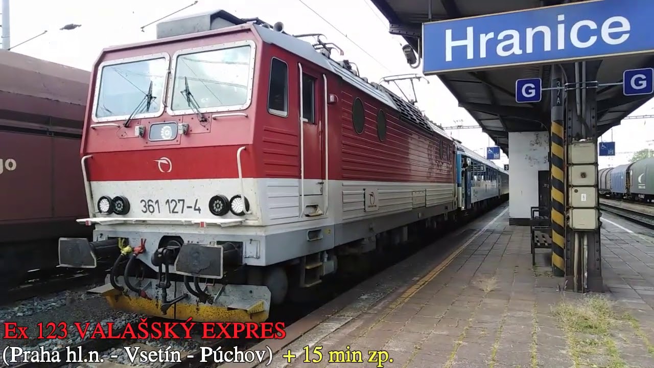 Vlaky Hranice na Moravě (2.7.2020)