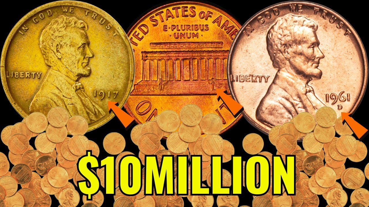 TOP 13 MOST VALUABLE EXPENSIVE PENNIES IN CIRCULATION! PENNIES WORTH MONEY